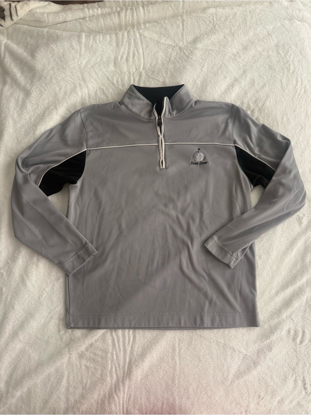 Ax Ahead grey Penn State Quarter-Zip Pullover